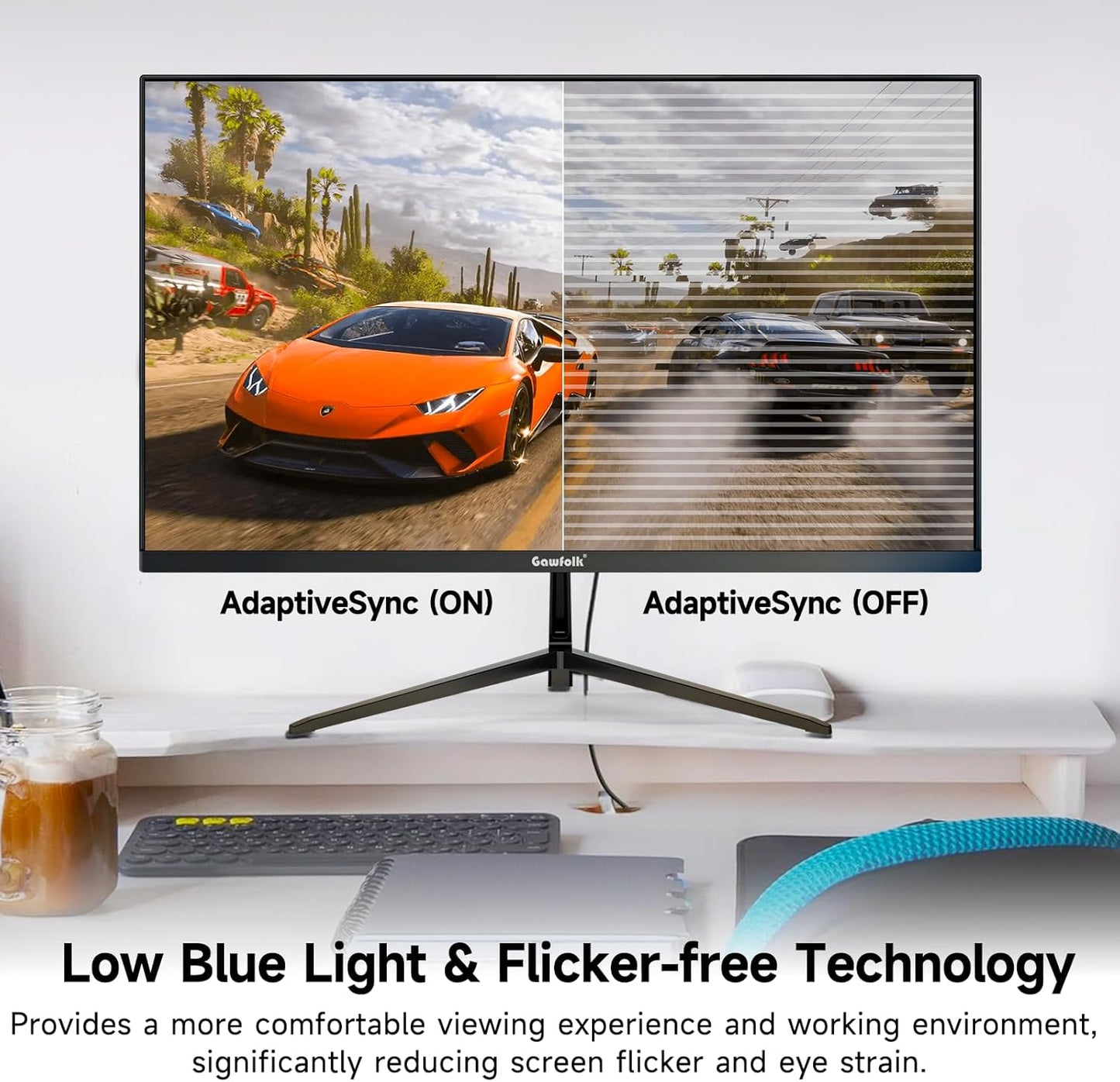 Gawfolk 27 Inch Flat 4K 60Hz IPS Super Desktop PC Monitor GF270M DEMO