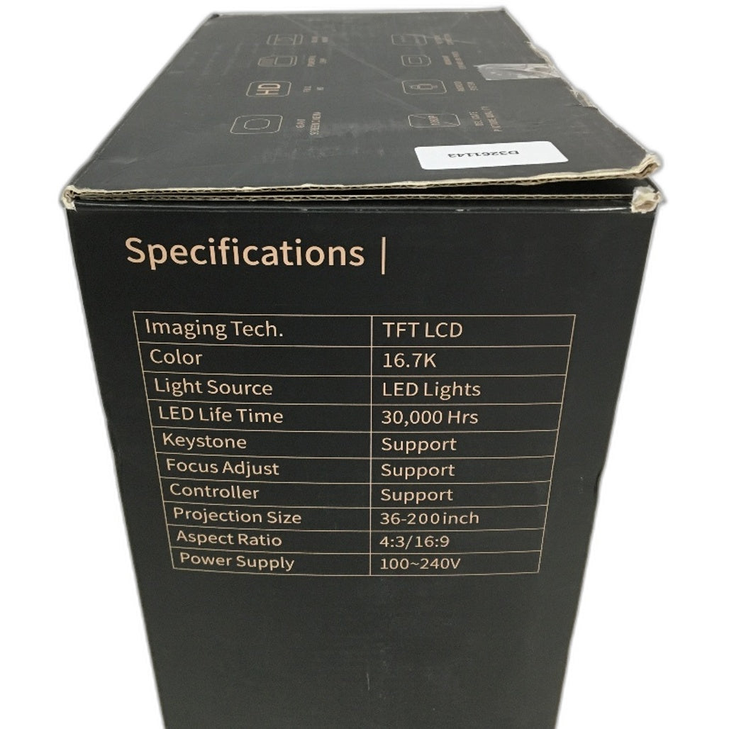 Native 1080p Wireless Bluetooth TCT LCD Home Theatre Android Projector DEMO