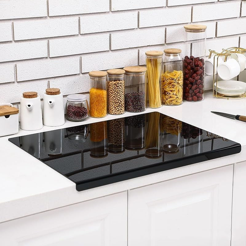 Generic Large Acrylic Cutting Board with Counter Lip for Cooking Online...