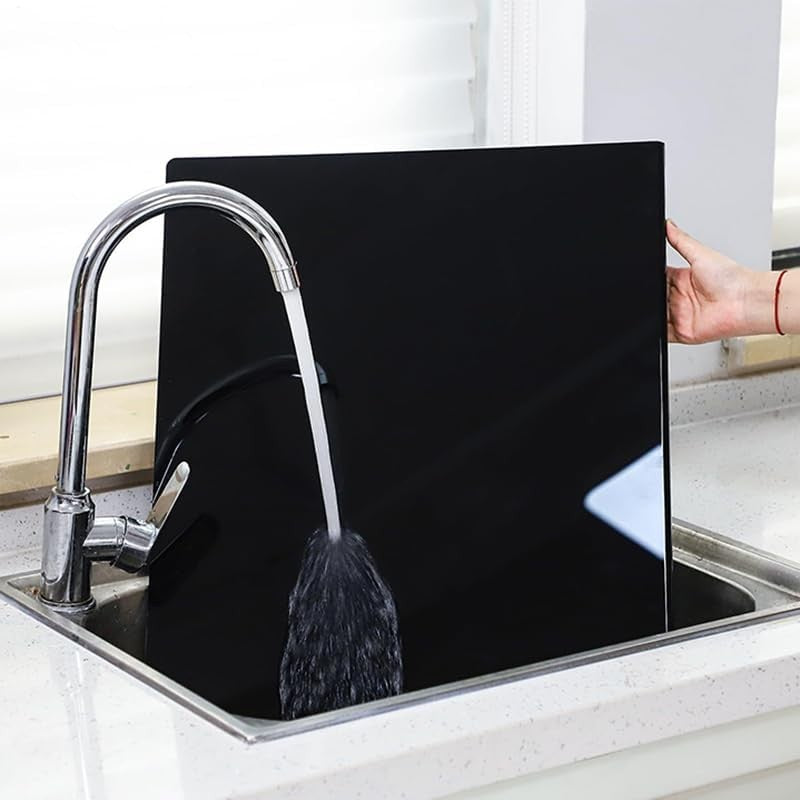 Generic Large Acrylic Cutting Board with Counter Lip for Cooking Online...