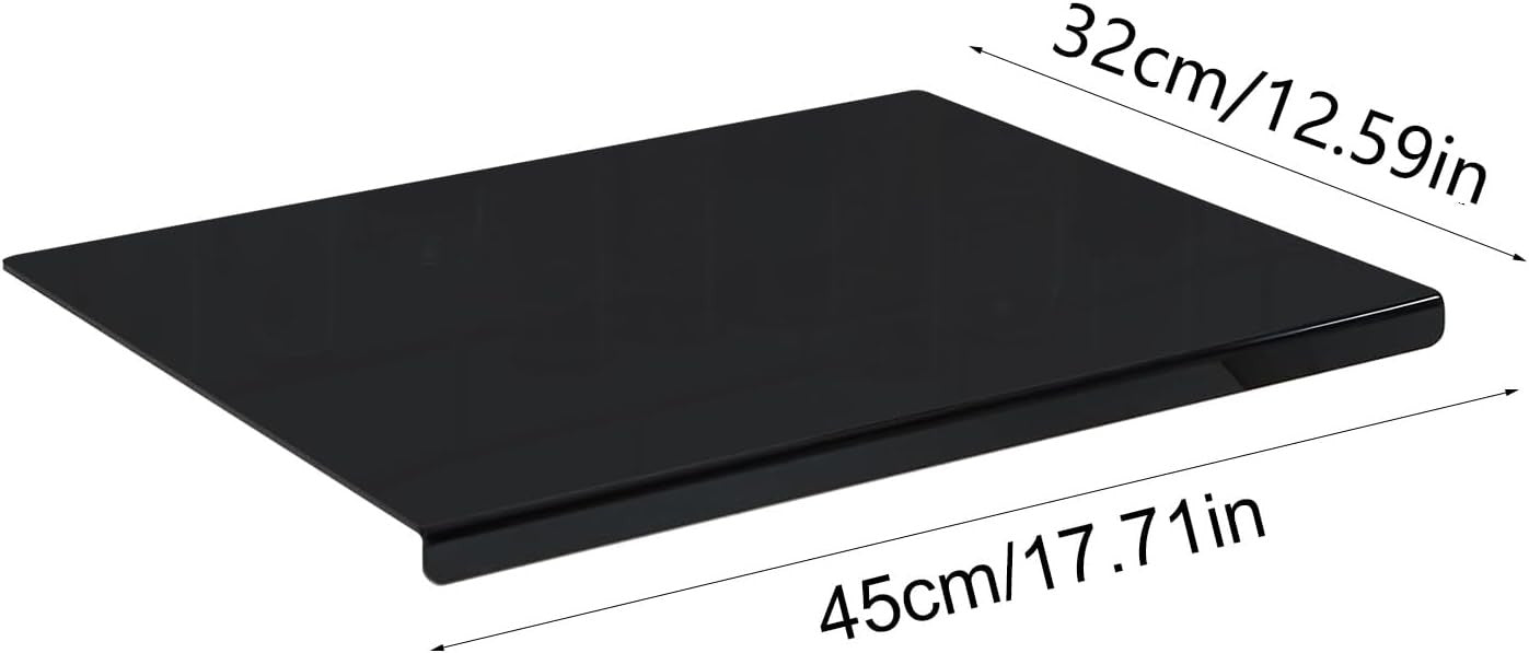 Generic Large Acrylic Cutting Board with Counter Lip for Cooking Online...