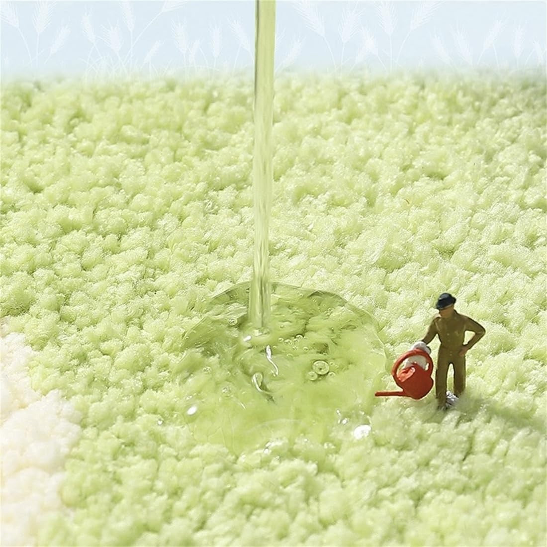 Ankah Luxury Shaggy Bath Mat Little Frog Design, High Absorbent, Australia...
