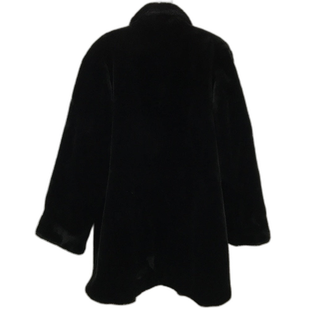 Chelsea Design Super Soft Faux Fur Black Fully Lined Jacket Ladies Size Medium