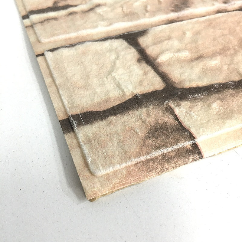 20 Pieces 3D Wall Panels Peel And Stick Brick Wallpaper Self-Adhesive NEW