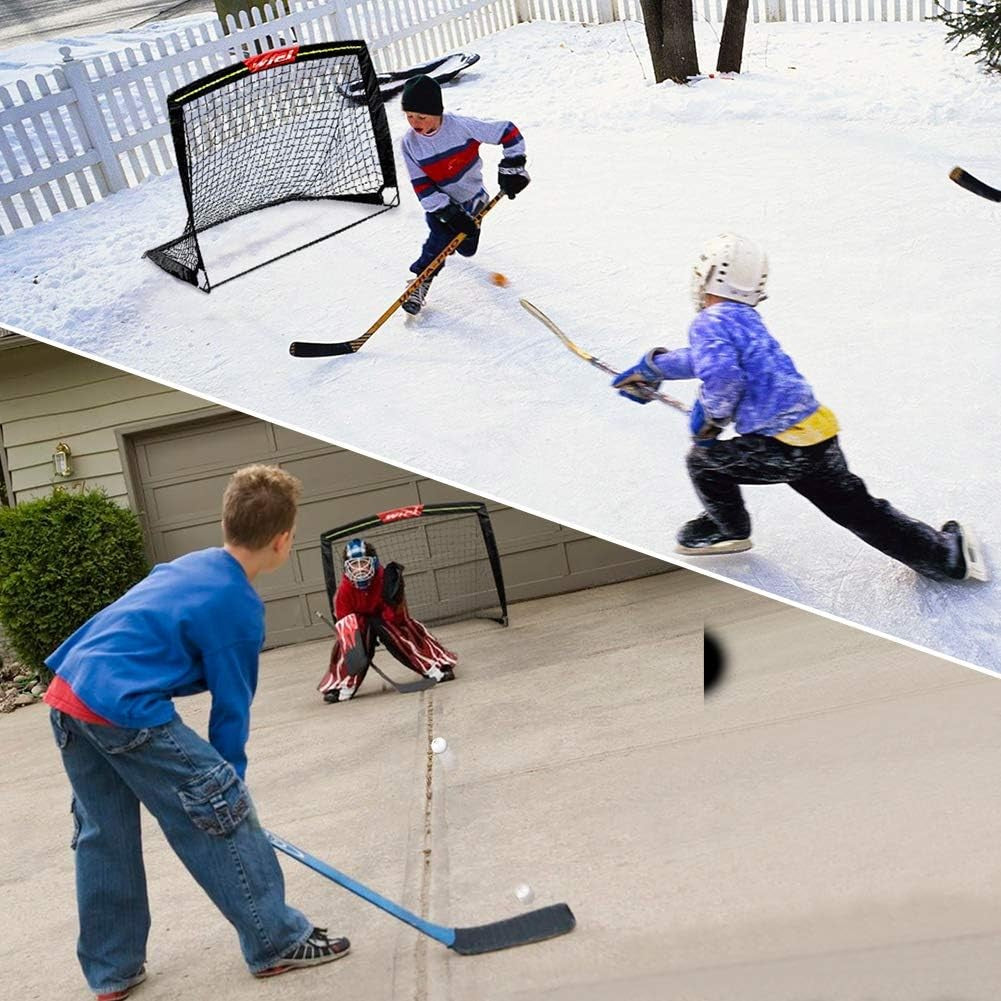 Wiel 4ft x 3ft Fold-Up Soccer Goals with Reflective Strips for Kids Australia