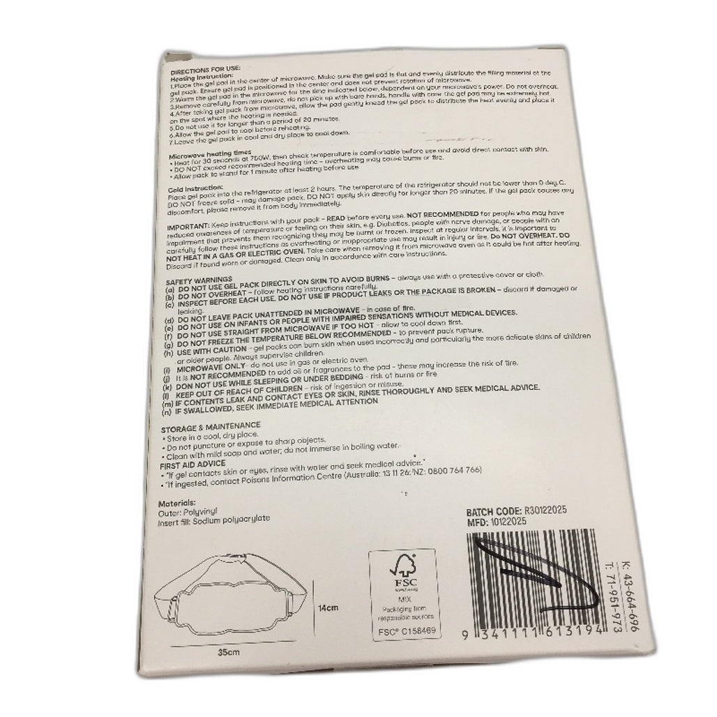 OXX Essentials 2 Pack x10 Hand Warmers and Hot and Cold Body Wrap Gel Pad NEW