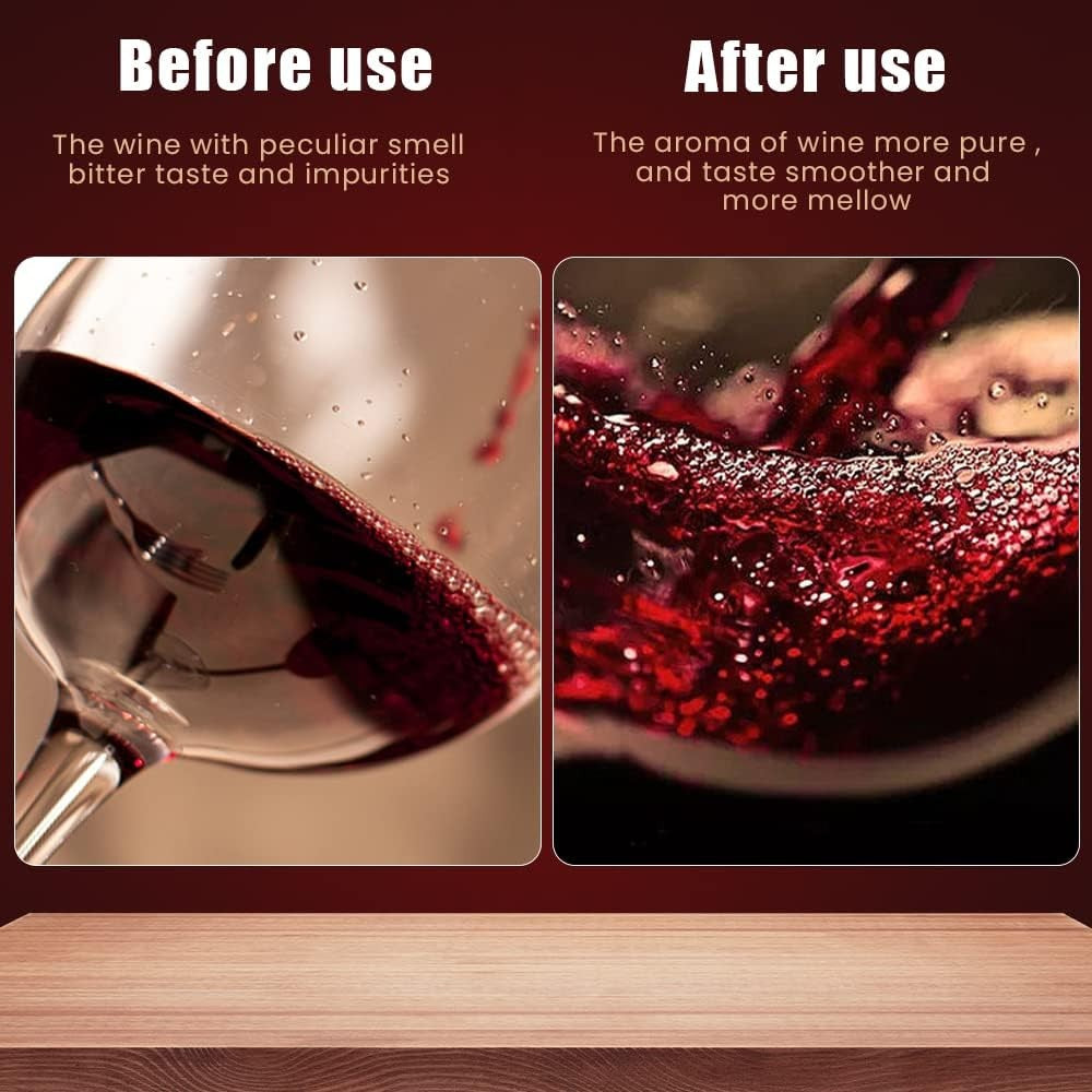 AIKARO Wine Aerator and Decanter with Filter Base for Red