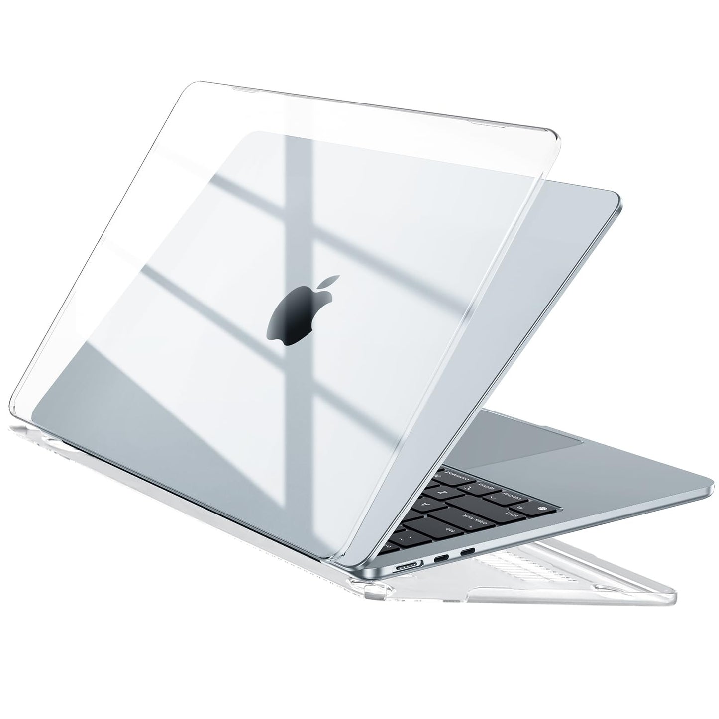 EooCoo Crystal Clear Hard Case for MacBook Air 13.6 Inch