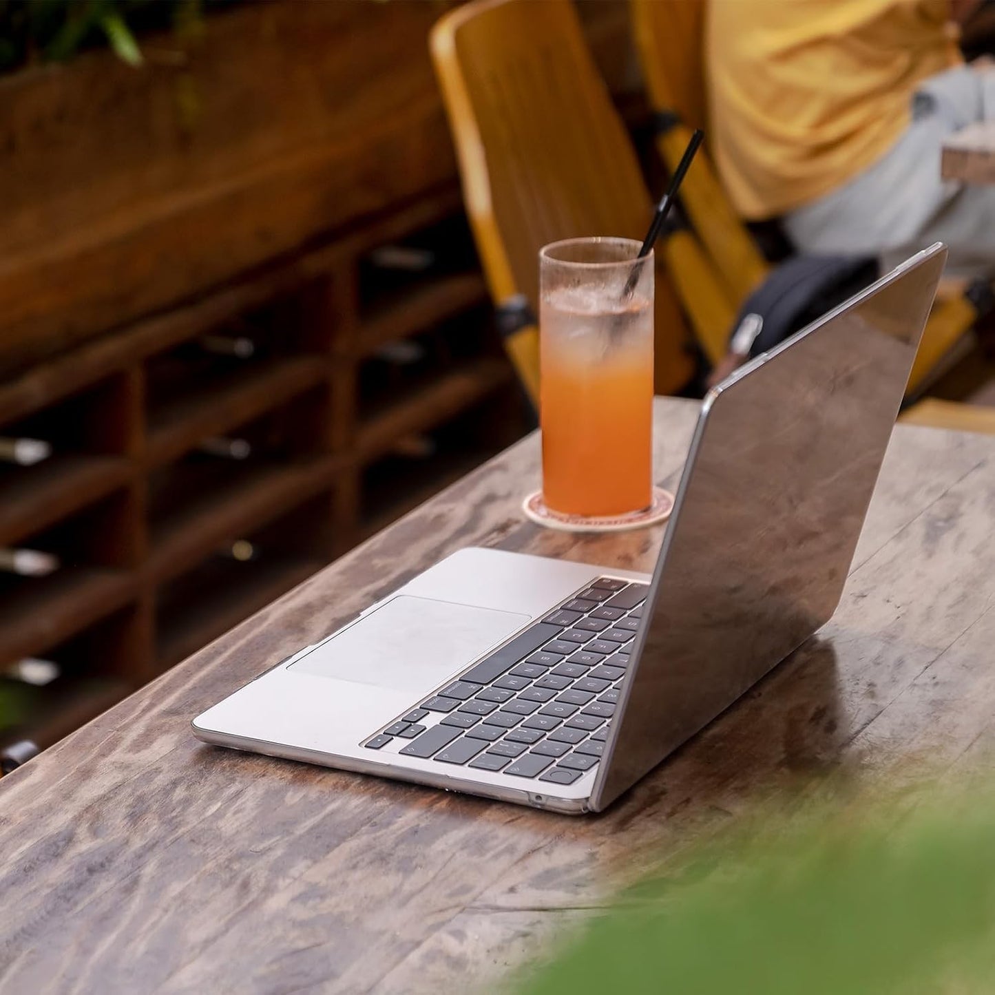 EooCoo Crystal Clear Hard Case for MacBook Air 13.6 Inch