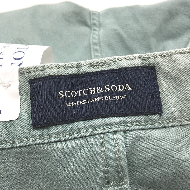 Scotch & Soda Green Ralston Regular Slim Lightweight Denim Jeans Mens 33/32 NEW