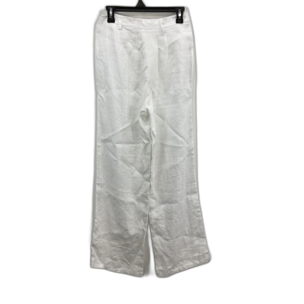 Subtitled White Jaylah Slouch Linen Trouser Lightweight Pants Ladies Size XS NEW