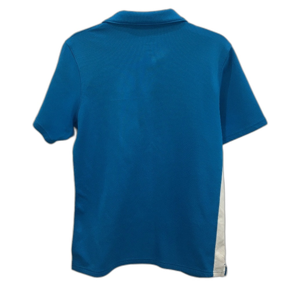 Nike Dri Fit Royal Blue & White Polo T-Shirt Sports Top Unisex Size Medium