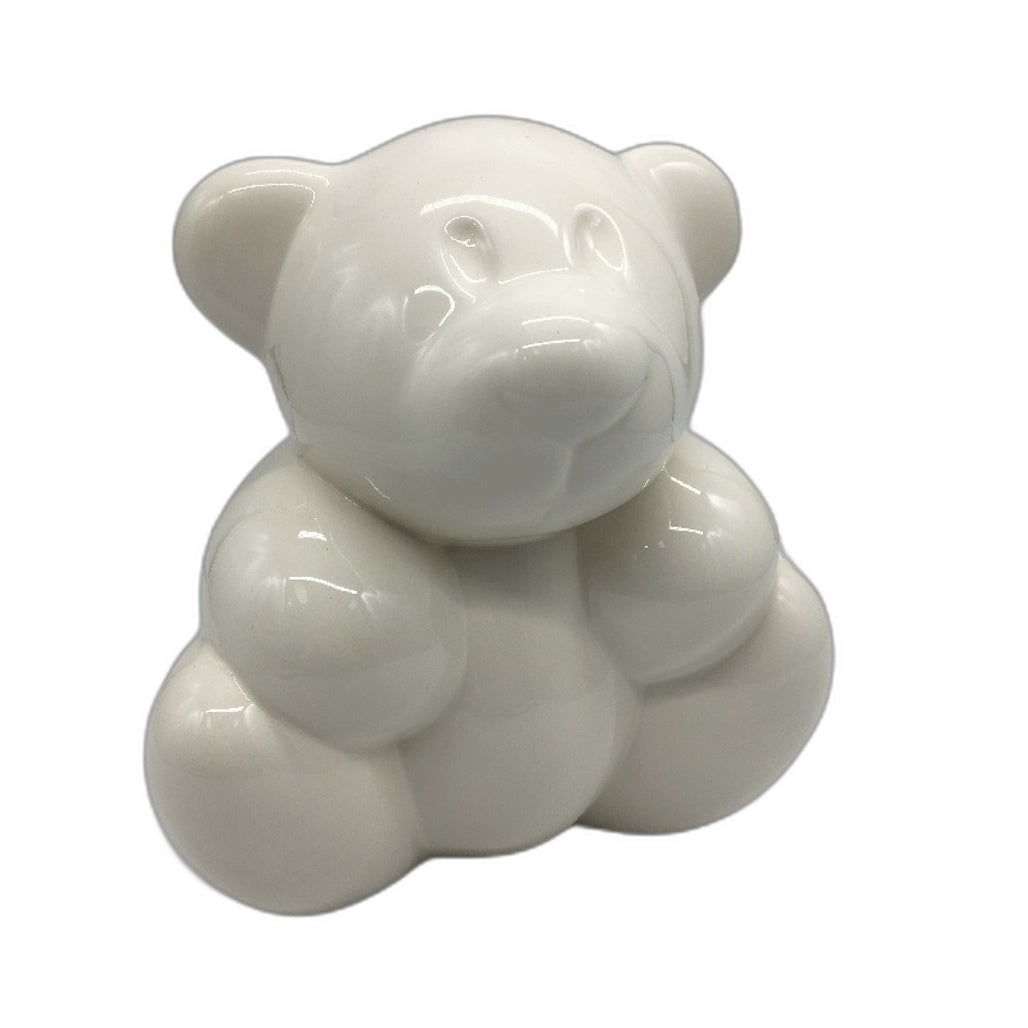 Royal Boch Belgium Large Ivory White Fast Effection Bear Porcelain Figurine NEW