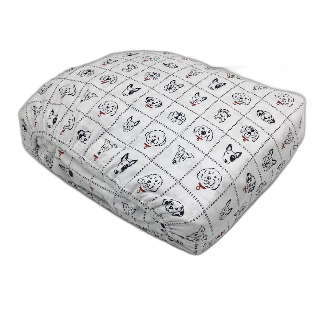 Target Spike Dogs Kids White Aussie Cotton Fitted Sheet Combo DOUBLE NEW
