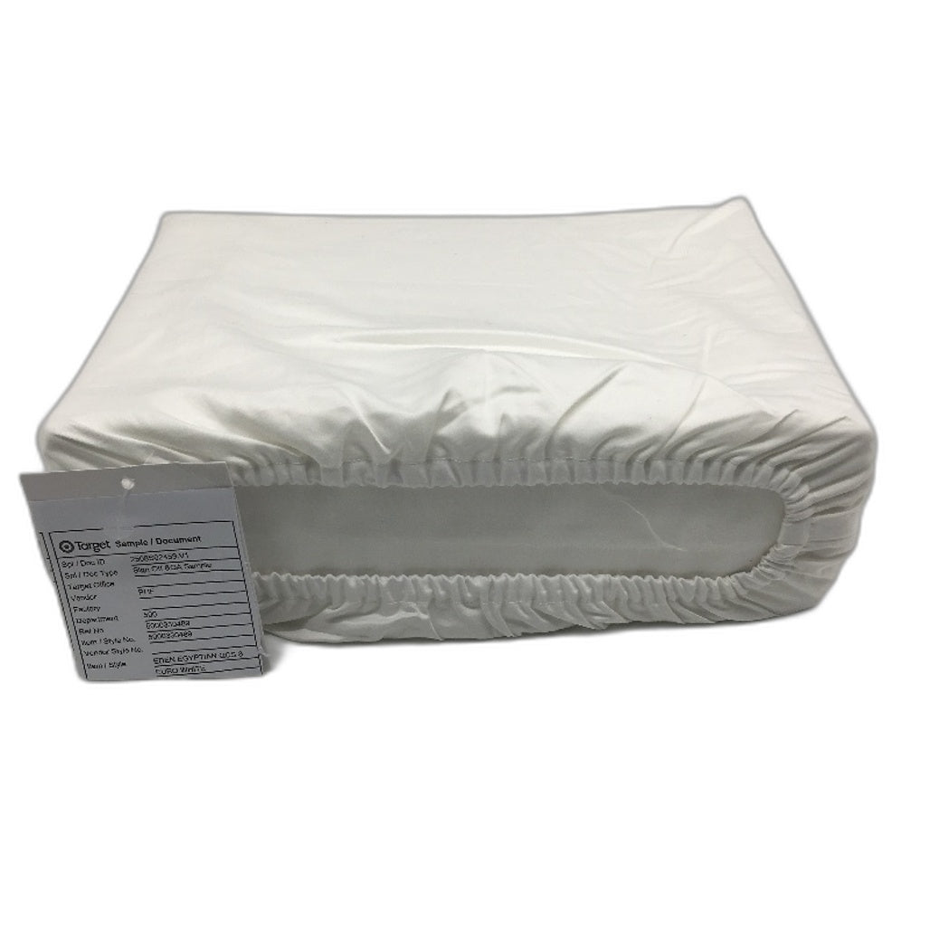 Target Eden Egyptian Cotton White Quilt Cover with Single Pillowcase QUEEN NEW