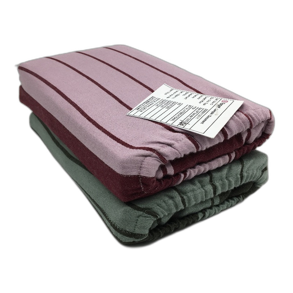 2 Piece Merlot Red and Forest Green European Square Pillowcases 65x65cm NEW