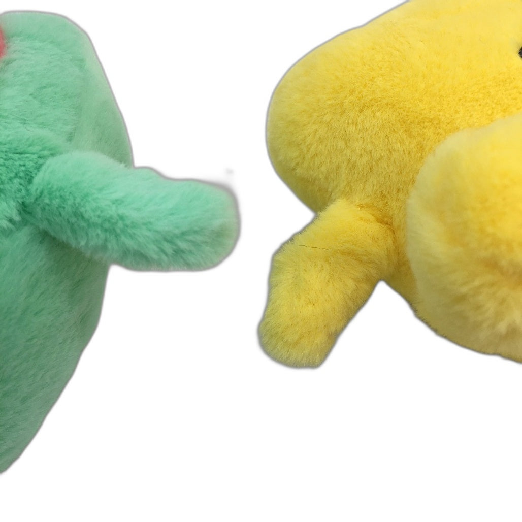 Mini Smiling Fruit 5 Pack Bundle Soft Plush Toys With Magnetic Hands NEW