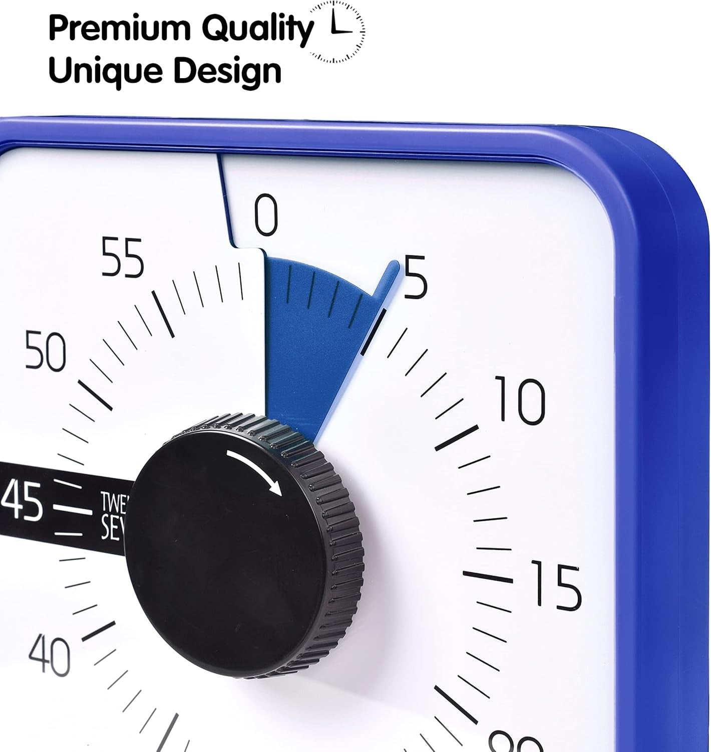 TWENTY5 SEVEN 7.5 Inch Visual Countdown Timer for Classroom & Office