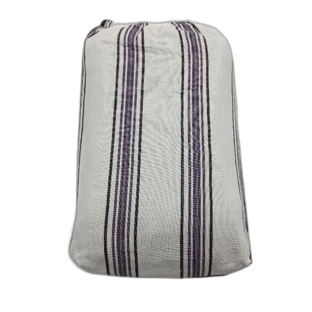 2 Piece Purple Stripes European Square Pillowcases 65x65cm NEW