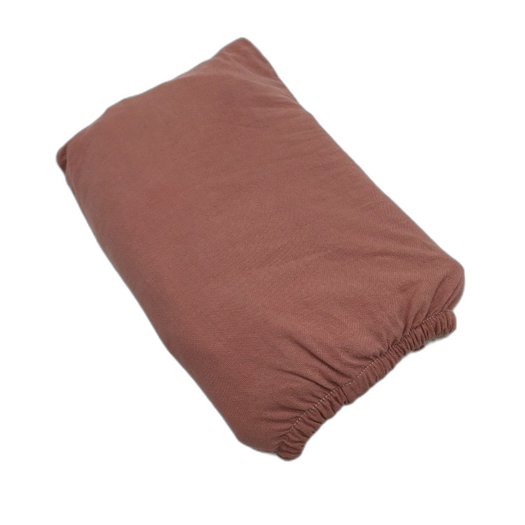 2 Pack Muted Red Stripe Standard Rectangle Cotton Pillowcases 40x73cm NEW
