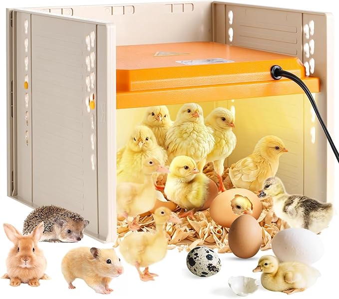 25W Chicken Brooder Hot Plate Heater for Baby Chicks 25x25cm in Orange NEW