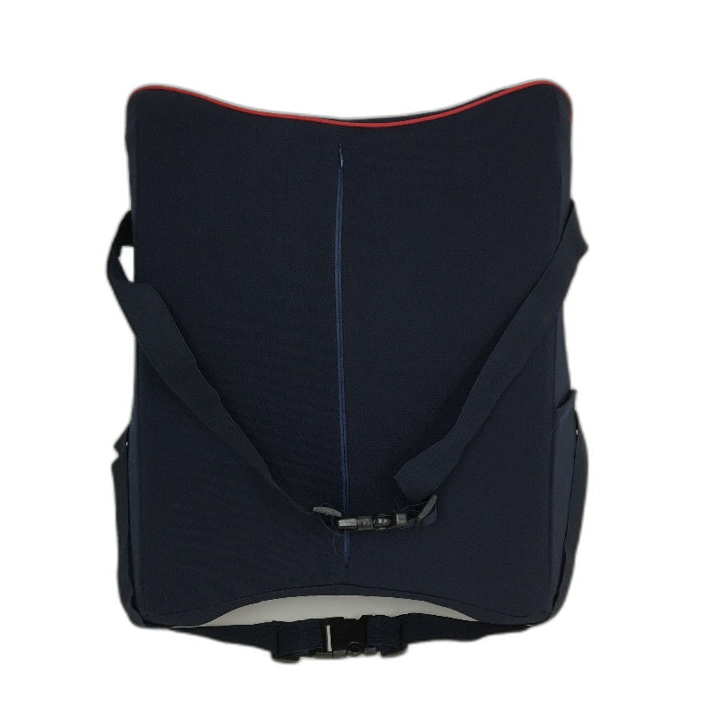 ANTETOKO Lumbar Support Memory Foam Ergonomic Back Pillow in Navy DEMO