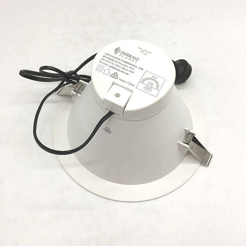 Emerald Planet Eclipse Commercial 1 Piece 10W Switchable LED Downlight DEMO