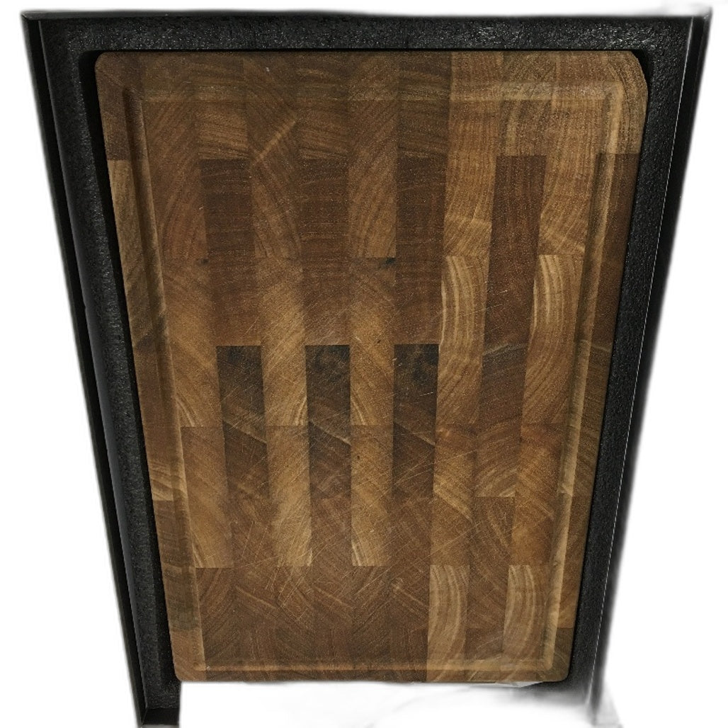 Muku Tama 5cm Thick End Grain Laos Teak Wood Heavy Duty Cutting Board NEW