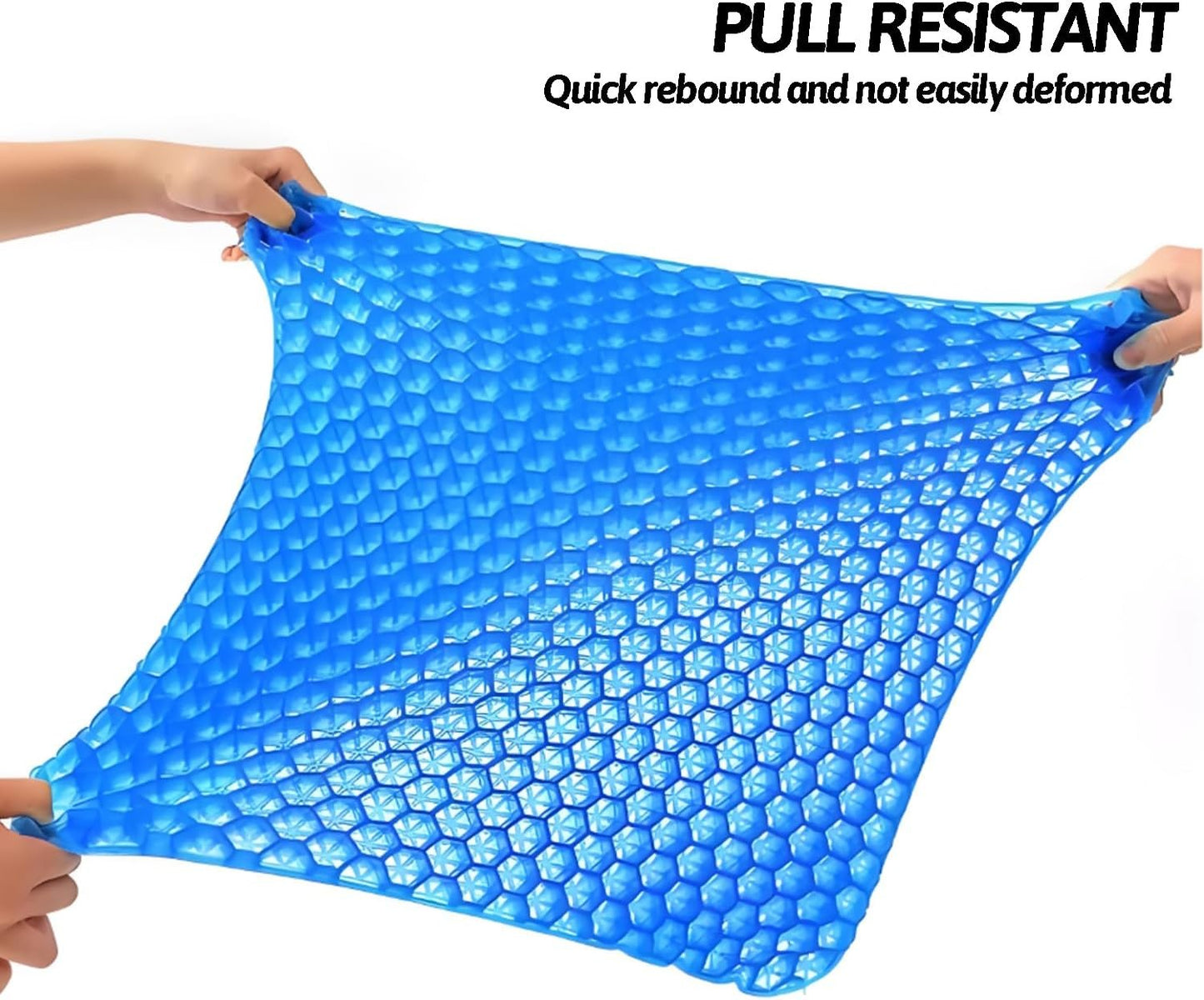 Yotsuba Gel Seat Cushion for Office Chair & Car - Cooling Relief Pain