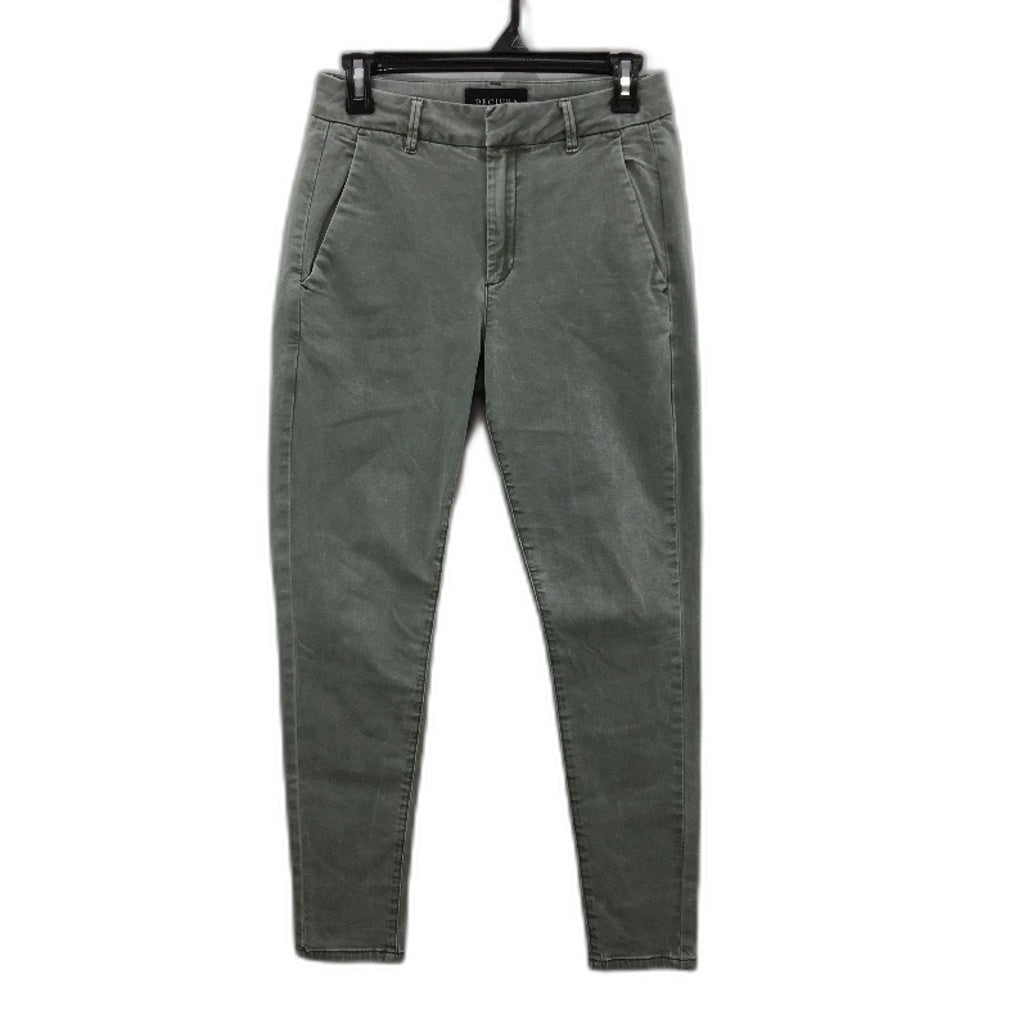 Decjuba Skinny Tapered Grey Cotton High Rise Denim Jeans Ladies Size AU 8