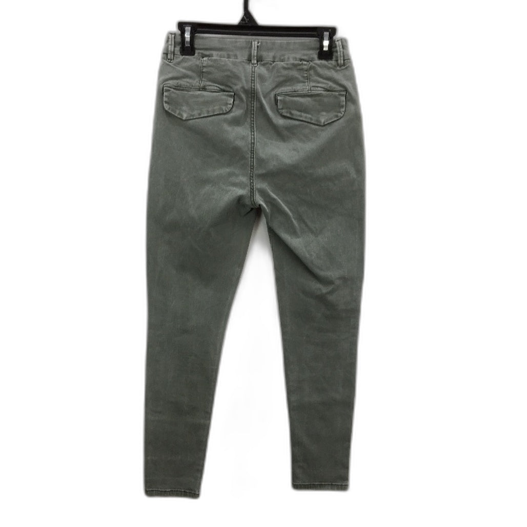 Decjuba Skinny Tapered Grey Cotton High Rise Denim Jeans Ladies Size AU 8