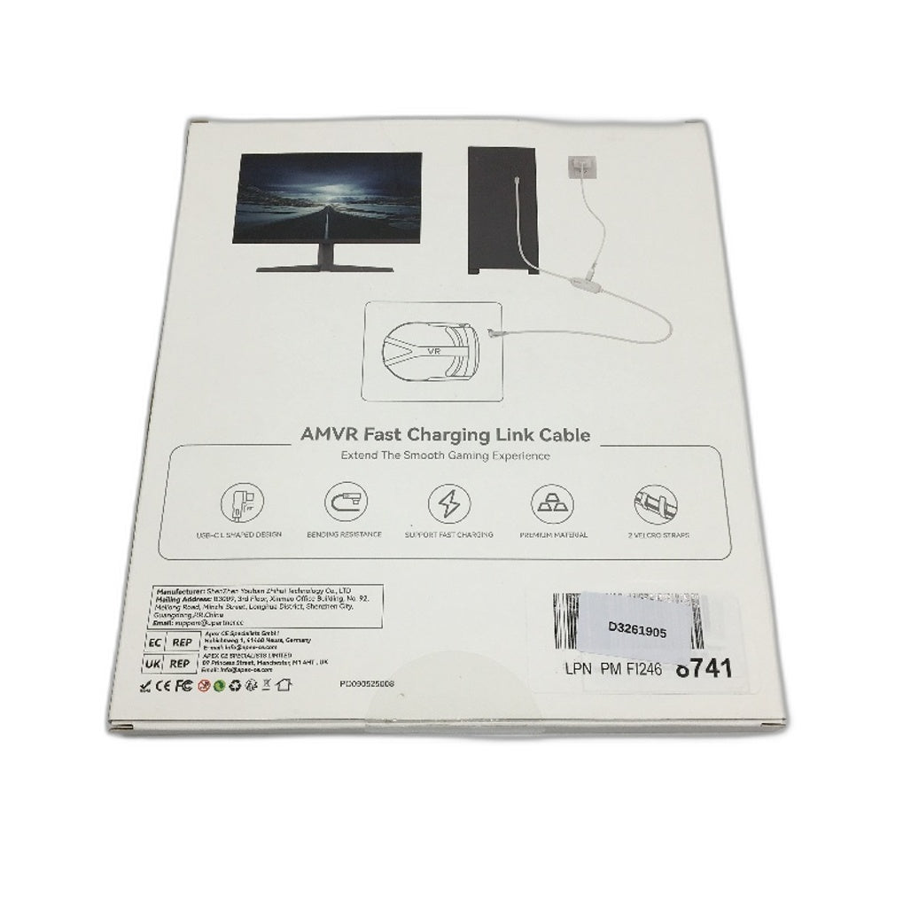 AMVR 16ft 5m VR Link Cable with Fast Charging for Quest and Pico Headsets DEMO