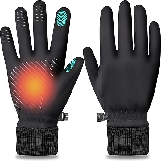 FEWTUR Waterproof Soft Grip Touch Screen Winter Gloves Unisex Size XL NEW