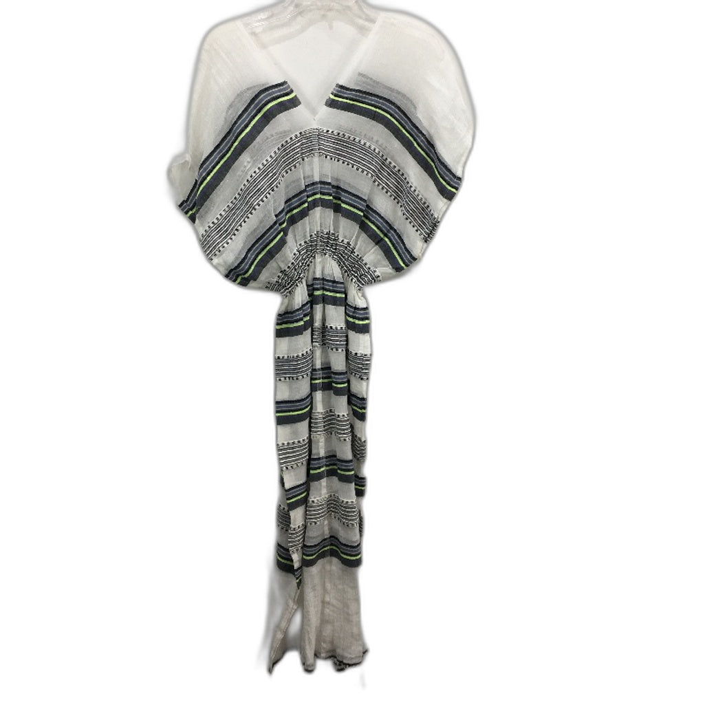 Lemlem Rucha Gauze Multi Stripe Cotton Blend Patio Dress Ladies Size Medium NEW