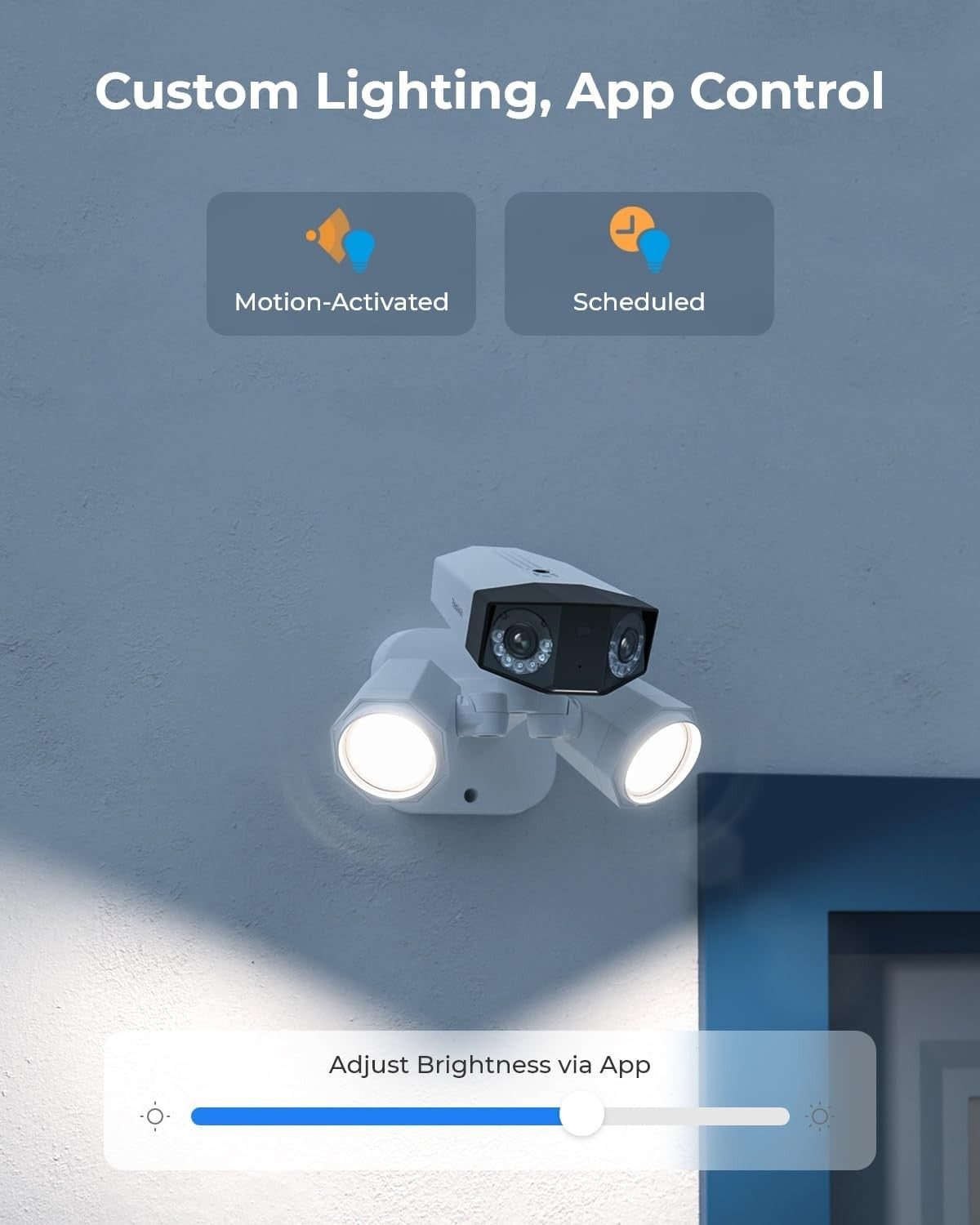 REOLINK F750P 4K Outdoor 180 Degree Security Camera with Dual Floodlights DEMO