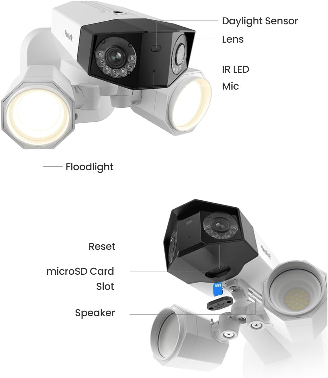 REOLINK F750P 4K Outdoor 180 Degree Security Camera with Dual Floodlights DEMO