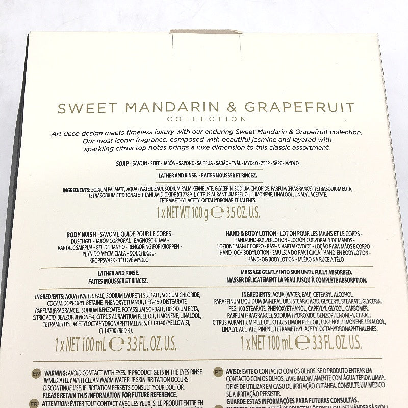 Bayliss & Harding Sweet Manderine & Grapefruit Candelit Bath Pamper Pack NEW