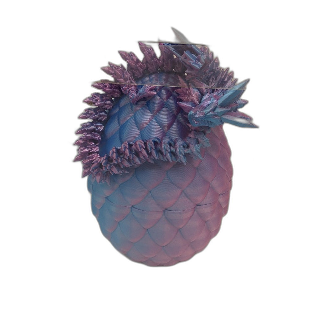 3D Printed Chromatic Multicoloured Dragon & Fidgets Artwork 9 Piece Pack NEW