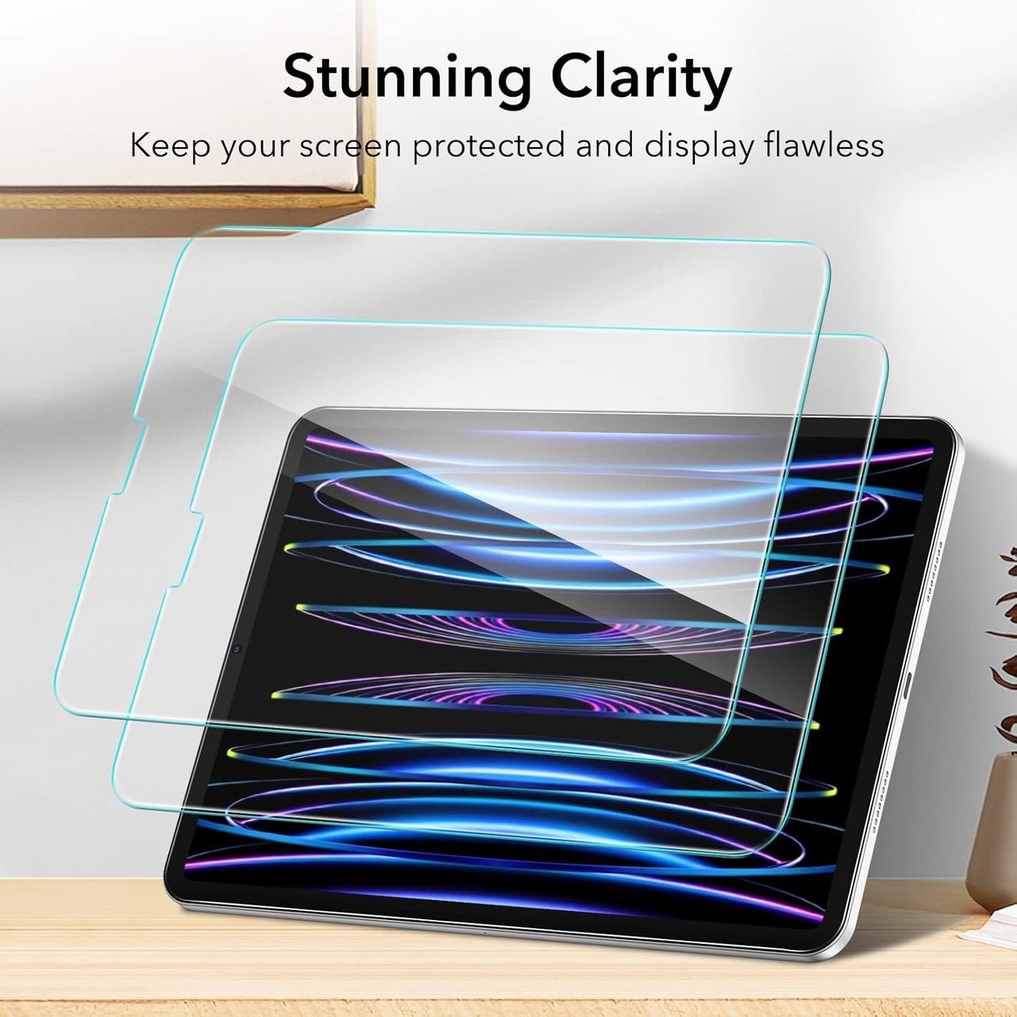 ESR Tempered Glass Screen Protector for iPad Pro 11" & Air 10.9"