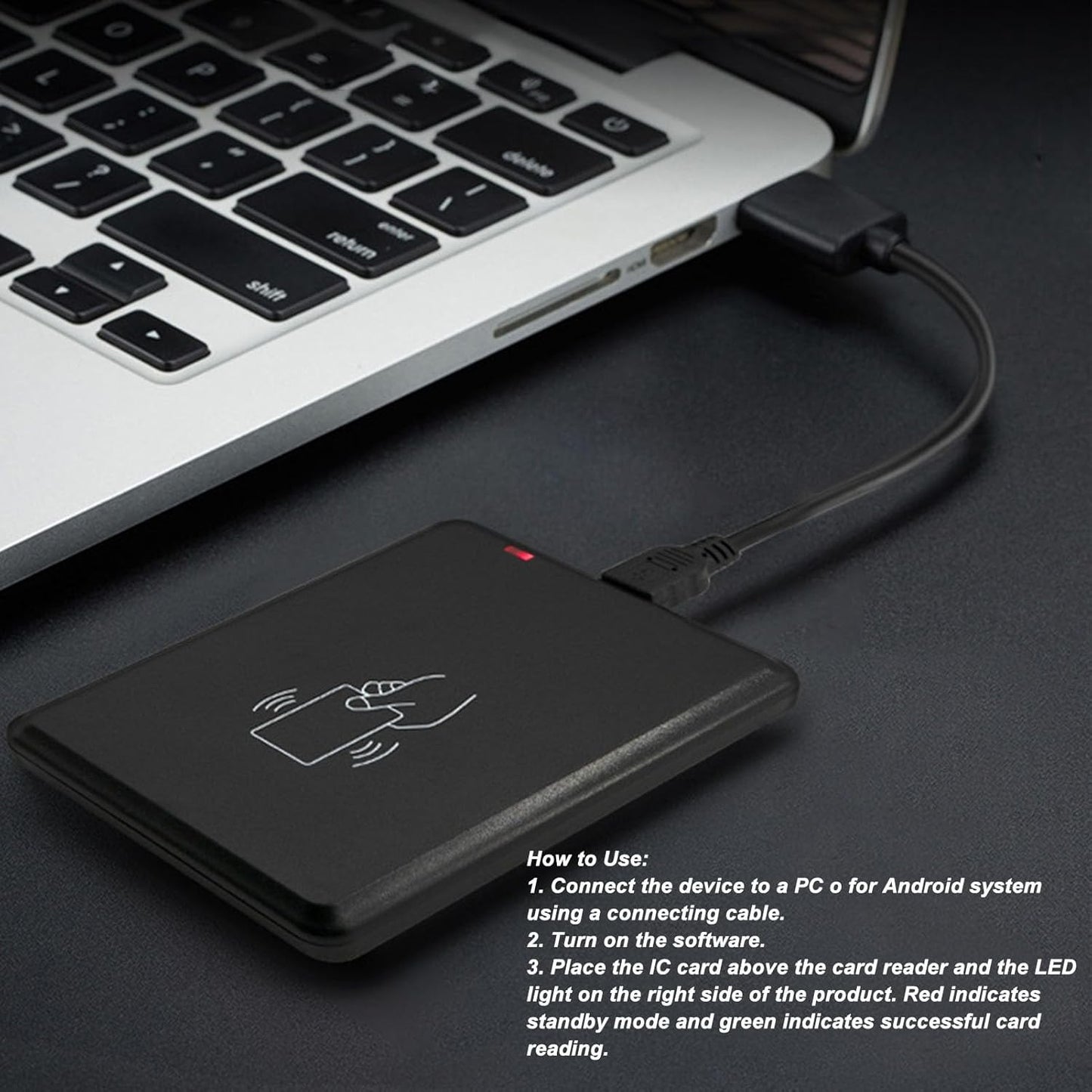 Generic RFID Reader Smart USB 13.56MHz Card Scanner for Home Security