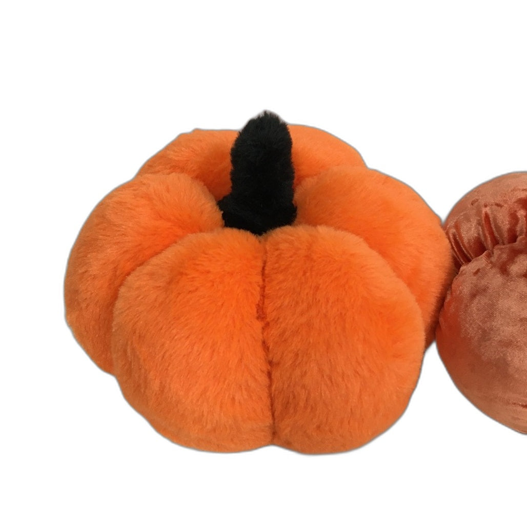 COLLECTABLE 4 Piece Various Sized & Colours Pumpkin Stuffed Toy Pack NEW
