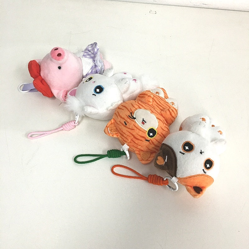 Clipable Pram School Backpack 8 Piece Mini Stuffed Toy Pack Various Animals NEW