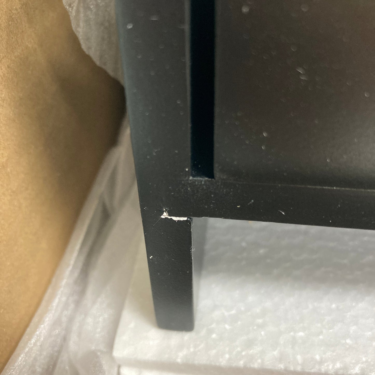 SoBuy Black Wooden Monitor Stand Riser Desk Organizer with Drawers DEMO