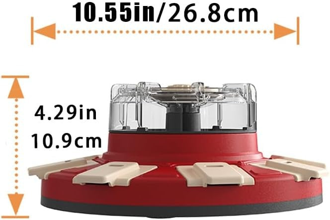 Slow Feeder Dispenser Interactive Puzzle Toy for Dogs in Red & Black NEW