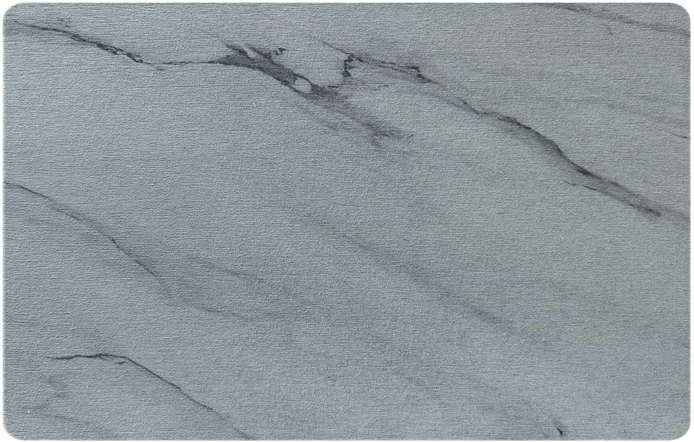 DAWNTREES Super Absorbent Diatomite Stone Kitchen Drying Mat 30x40cm Grey NEW