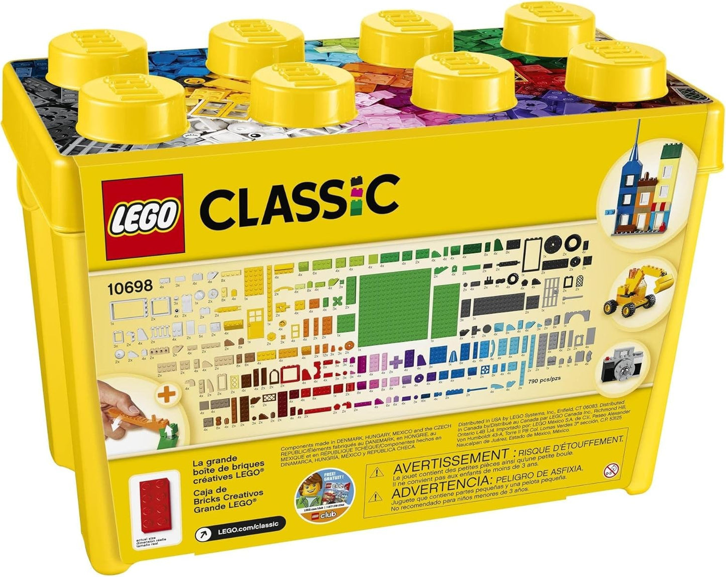 LEGO Classic 10699 Large Creative Brick Storage Box Building Bricks Set DEMO