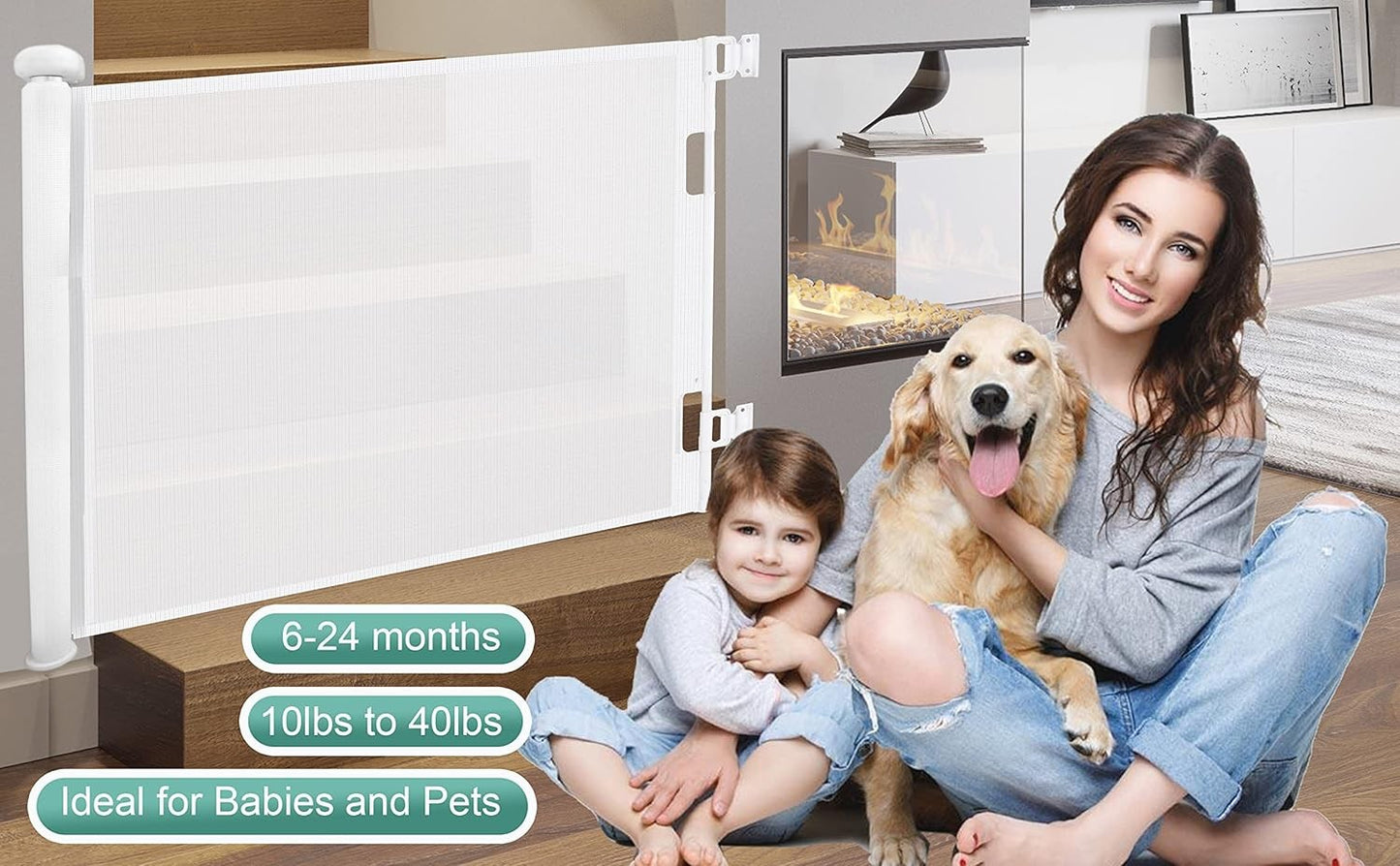 Sulishang Retractable Safety Gate for Baby and Dog Extra Wide 180CM