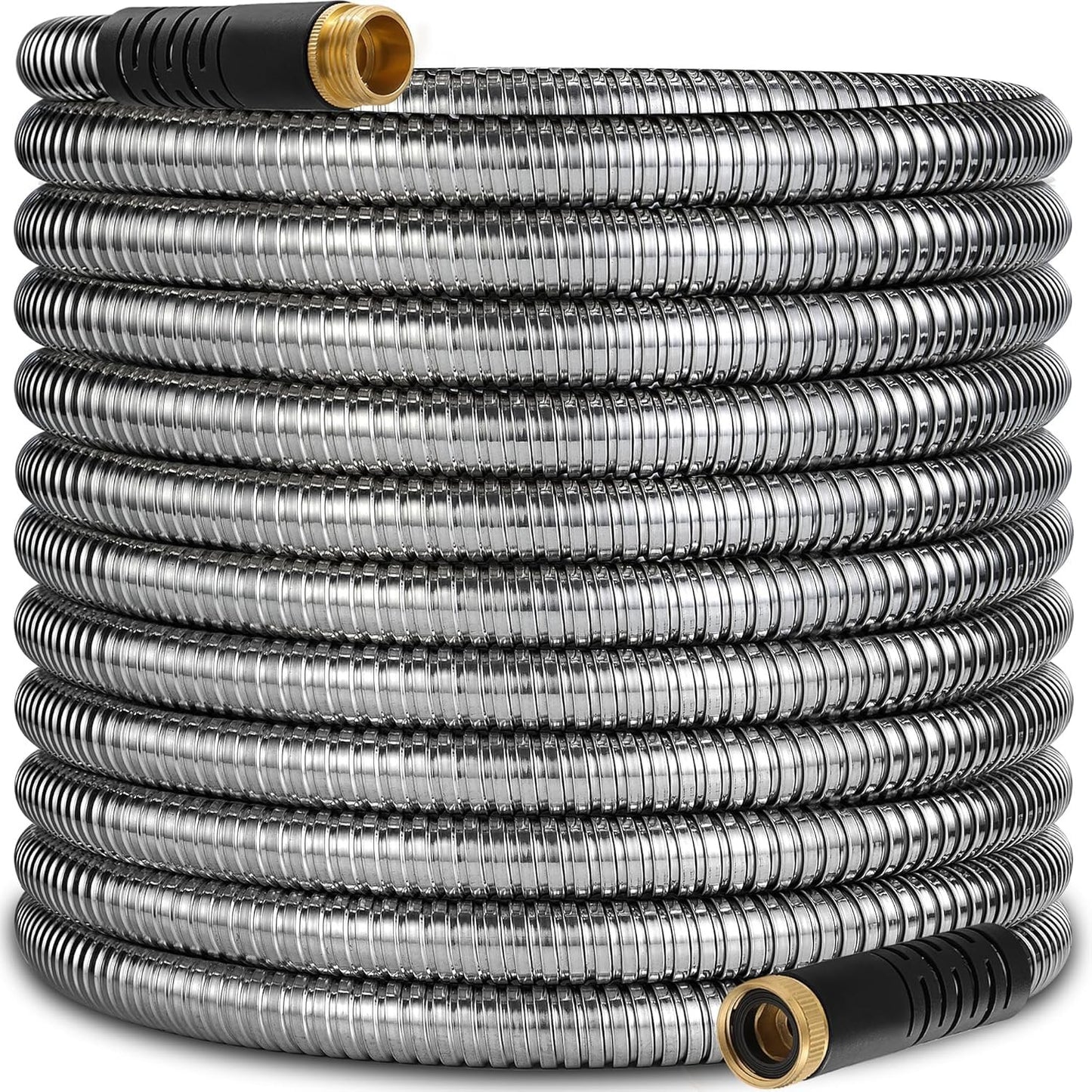Phugis 50ft Heavy Duty Garden Hose No Kink Lightweight Flexible