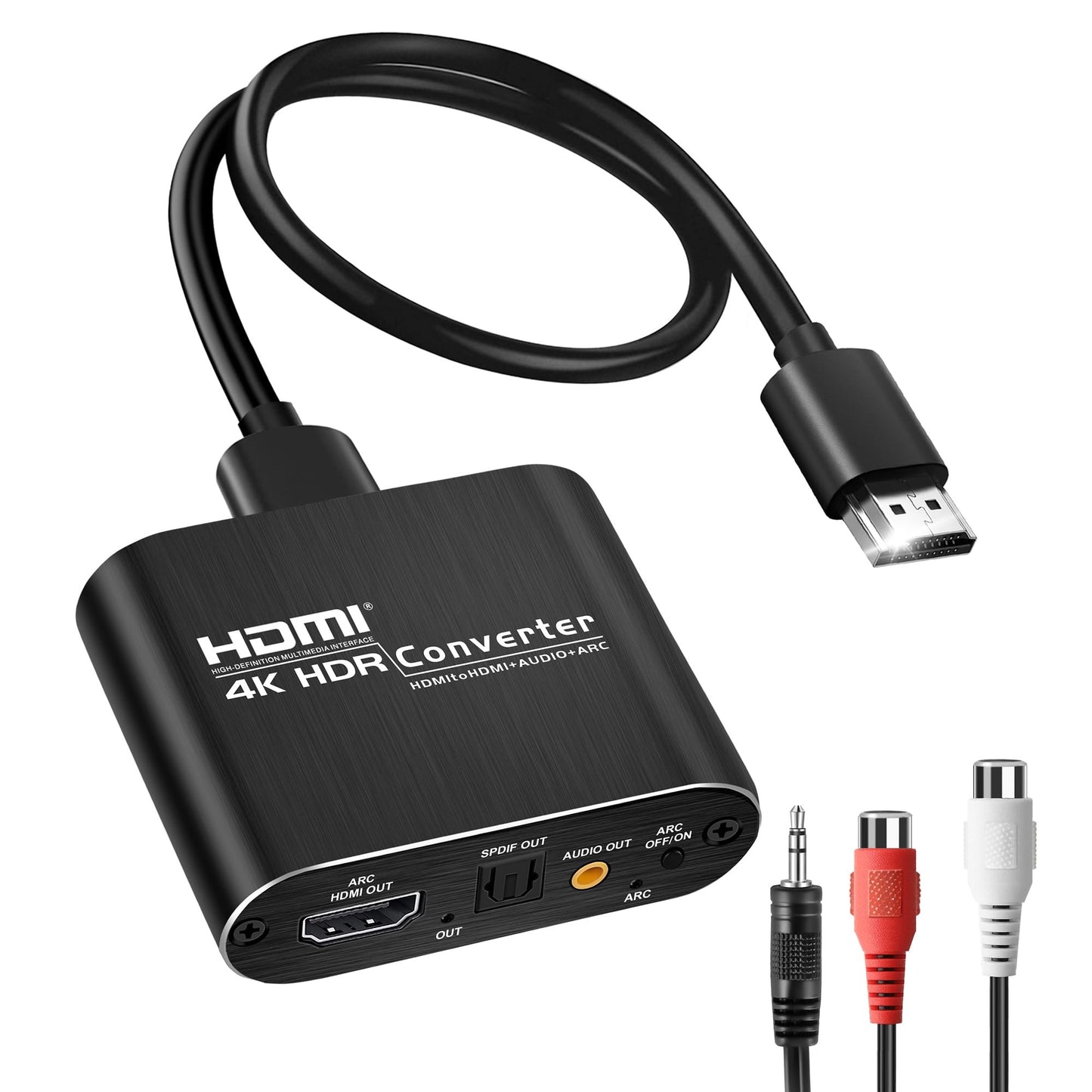 avedio links 4K@60Hz HDMI ARC Audio Extractor with Optical and AUX Output