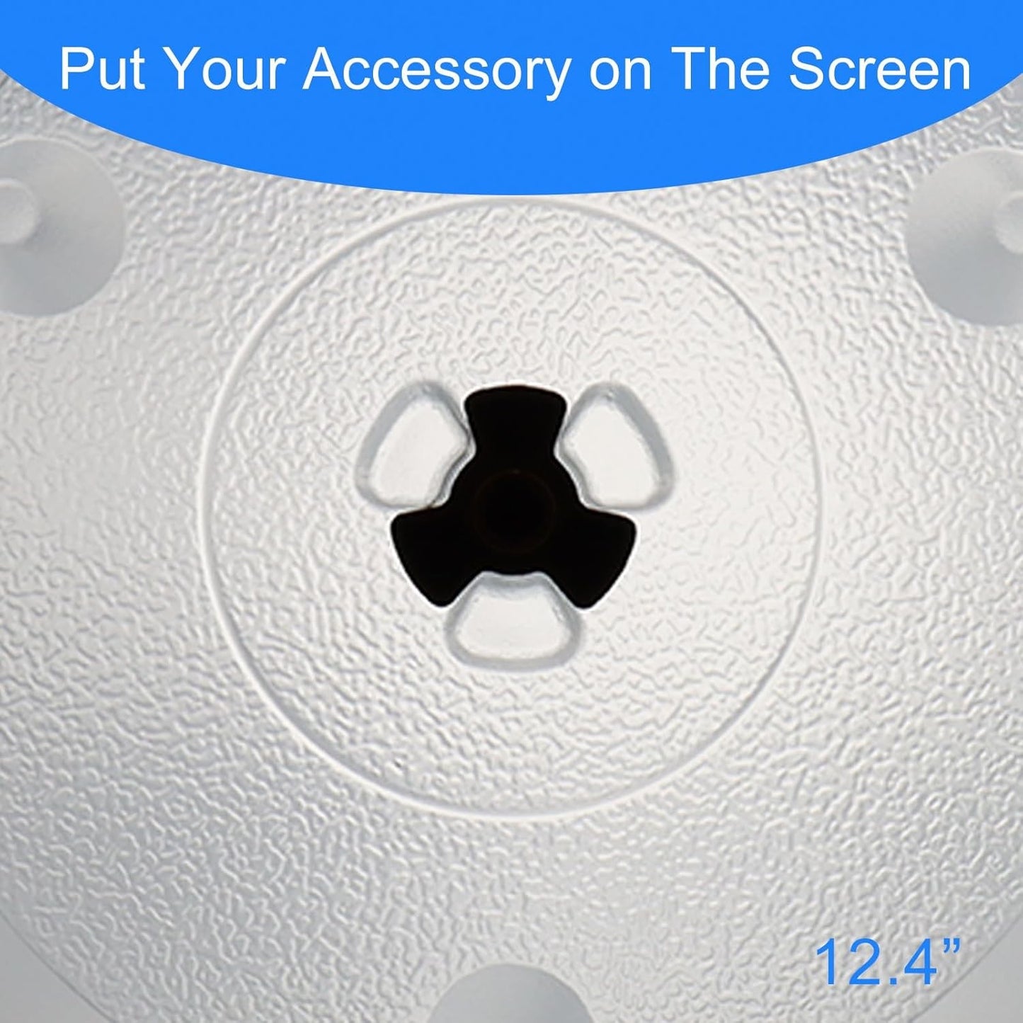 MangoPark Replacement Microwave Glass Plate 12.4" Turntable for Panasonic